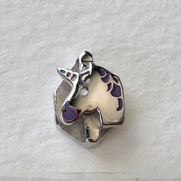 NWT Keep Collective Stella & Dot unicorn charm & reversible mauve & pink band - Picture 3 of 4